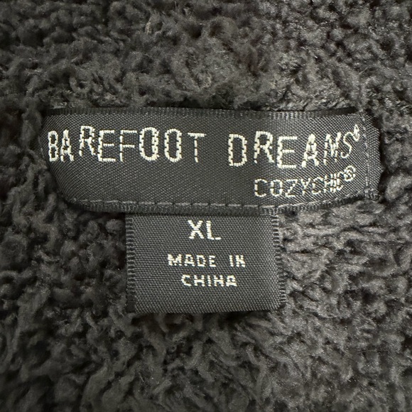 Barefoot Dreams Charcoal Gray Hooded Cardigan - Picture 8 of 8